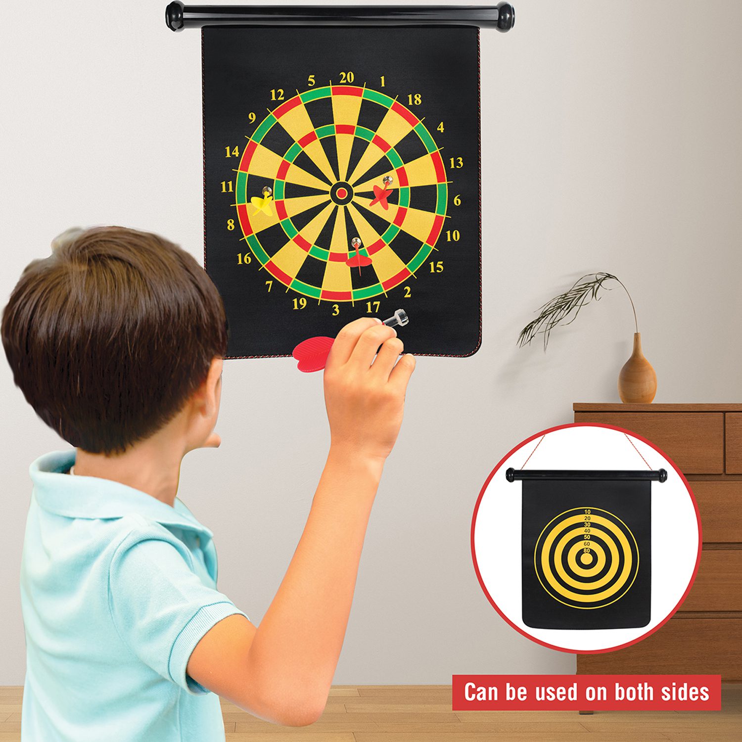 ITOYS Shooting Champ Magnetic Dart Board